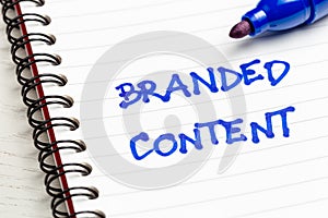 Branded Content Note photo
