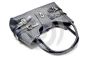 Branded leather purse photo