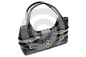 Branded leather purse photo