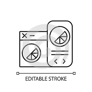 Branded SM profile linear icon