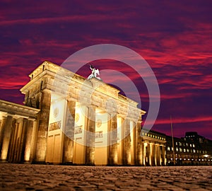 Brandenburg Gate in Berlin photo