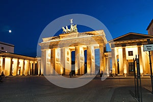 Brandenburg Gate in Berlin photo