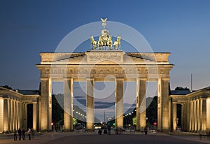 Brandenburg Gate in Berlin photo