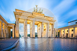 Brandenburg Gate in Berlin city, Germany