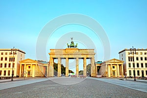 Brandenburg gate in Berlin, Germany