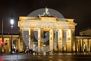 Brandenburg Gate in Berlin, Germany