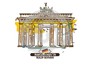 Brandenburg gate, Berlin / Germany