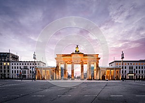 Brandenburg gate Berlin Germany