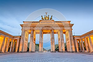 Brandenburg Gate in Berlin, Germany