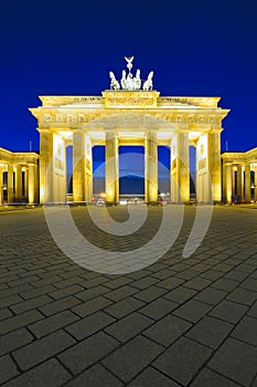 Brandenburg gate, berlin, germany photo