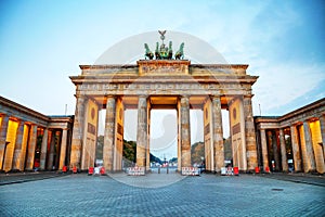 Brandenburg gate in Berlin, Germany