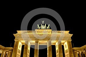 Brandenburg Gate in Berlin, Germany.