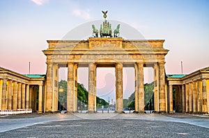 Brandenburg Gate in Berlin, Germany