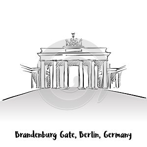 Brandenburg Gate Berlin Greeting Card