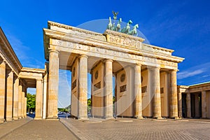 The Brandenburg Gate in Berlin photo