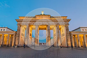 Brandenburg Gate at Blue Hour