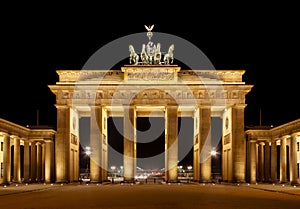 Brandenburg Gate At Night