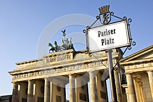 Brandenburg Gate Pariser Place