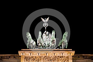 Brandenburg Gate statue