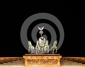 Brandenburg Gate statue