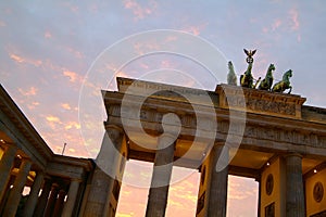 Brandenburg Gate Sunset