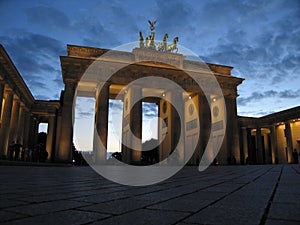 Brandenburg Gate at Twilight