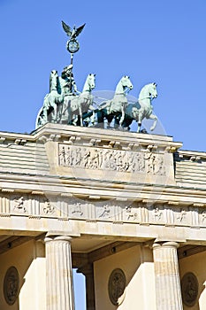 Brandenburger gate in Berlin photo