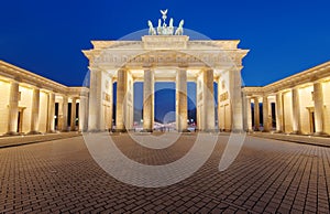 The Brandenburger Tor in Berlin