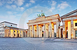 Branderburger Tor- Brandenburg Gate in Berlin, Germany