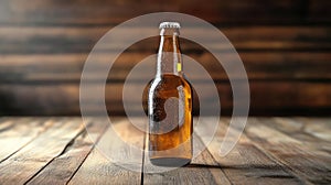 branding beer bottle mock up