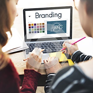 Branding Ideas Design Identitiy Marketing Concept