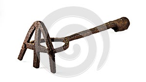 Branding iron for cattle