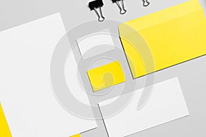 Branding / Stationery Mock-Up - Yellow