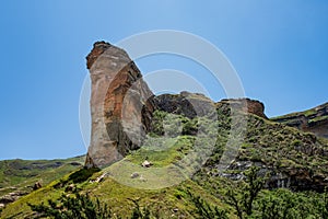 The Brandwag Buttress Sentinel in Golden Gate Highlands National Park