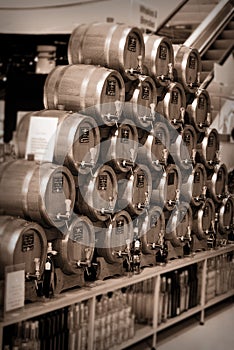 Brandy and Whiskey Barrels