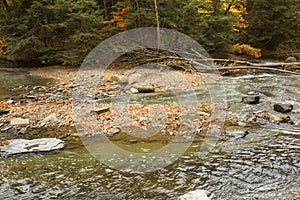 Brandywine Creek in Cuyahoga Valley National Park in northern Ohio