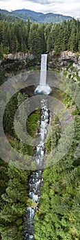 Brandywine Falls British Columbia Aerial Vertical Panorama