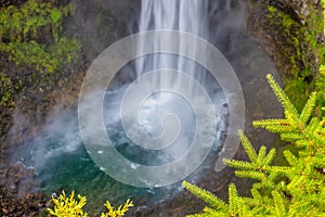 Brandywine waterfalls in Brandywine Falls Provincial Park - British Columbia, Canada