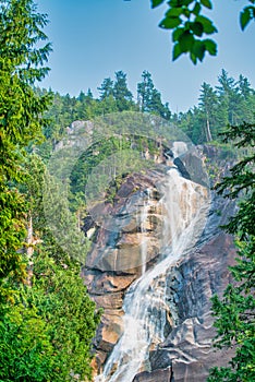 Brandywine waterfalls in Brandywine Falls Provincial Park - British Columbia, Canada