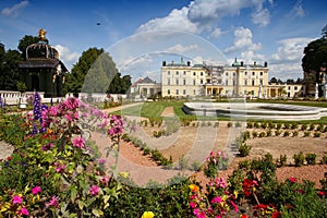 Branicki gardens in Bialystok, Poland