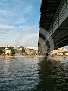 Branko`s bridge in Belgrade