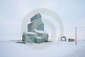 Old abandoned grain elevator