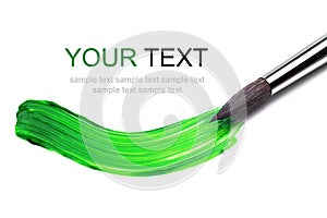 Brash and paint sketch