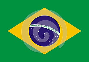 Brasil flag photo