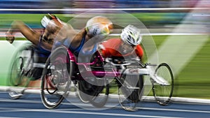 Brasil - Rio De Janeiro - Paralympic game 2016 1500 meter athletics