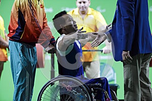 Brasil - Rio De Janeiro - Paralympic game 2016 weight lifting