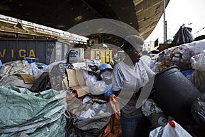 Brasil - San Paolo - Catadores de rua - a recycler cooperative