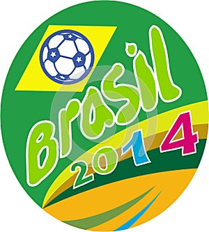 Brasil 2014 Soccer Football Ball Oval