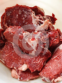 Brasilian barbecue Red beef photo
