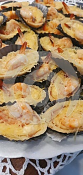 Brasilian party food: shrimp boats photo